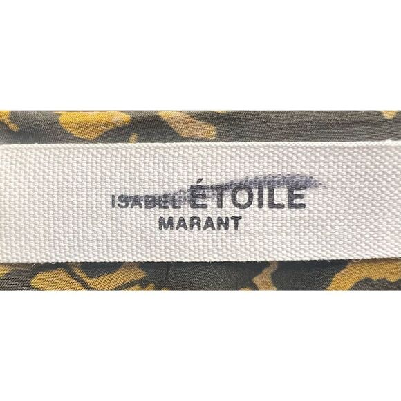 MARANT ÉTOILE Floral-Print Wrap Dress NWT Size 42 / USA XL - Picture 10 of 11